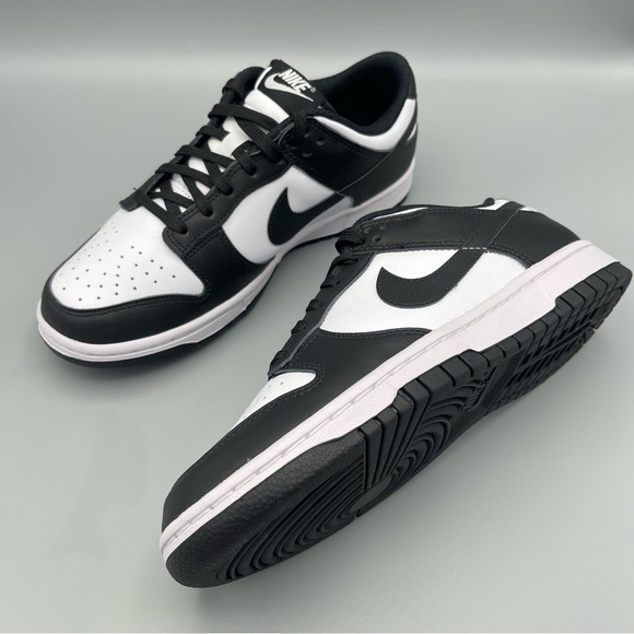 Nike Dunk Low Panda: Black & White Women's Edition Size 8 - Picture 4 of 13